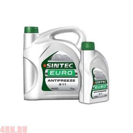 Антифриз Sintec EURO G11 готовый -40C зеленый 1 кг артикул 802558