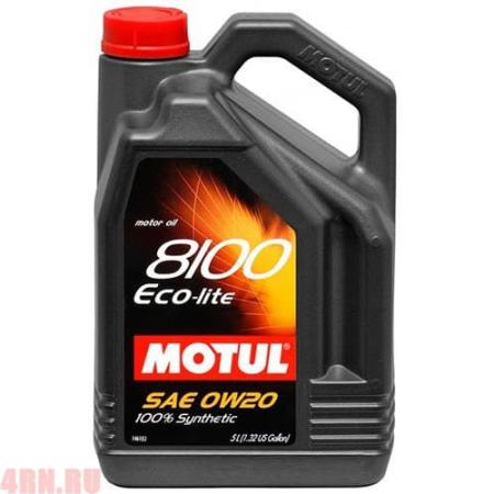 Масло Motul 8100 Eco-Lite 0W20 моторное синтетическое 4 л