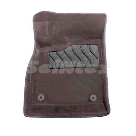 Коврики салона 3D текстильные для Chevrolet Cruze (2009-2015) серые № 71711