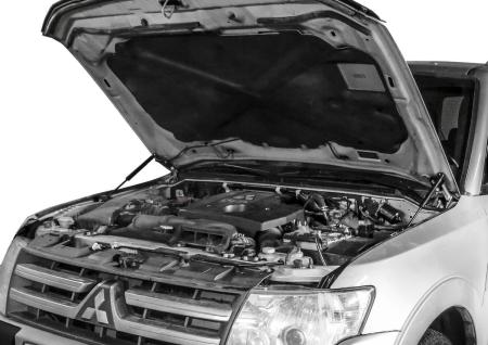 упоры капота для mitsubishi pajero 4 (2006-2021) 2 шт. № umipaj012