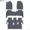 Коврики салона Element для Toyota Land Cruiser 200 (2007-2012) 3 ряда серые № NLC.48.17.211k