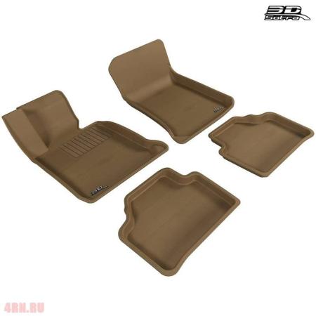 Коврики салона Sotra Liner 3D Lux бежевые для BMW X1 (E84) (2009-2015) № ST 74-00388