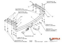 Фаркоп Imiola для Dodge Caravan (2008-2020) № CH.025
