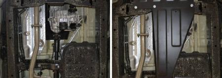 Защита раздаточной коробки для Kia Mohave (2008-2021) № 111.2816.1