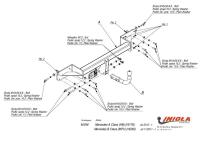 Фаркоп Imiola для Mercedes A-Class (W176) (2012-2018) № M.046
