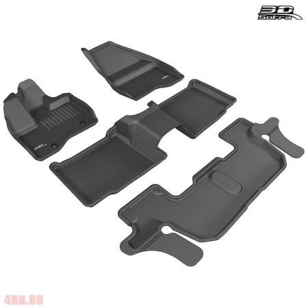 Коврики салона Sotra Liner 3D VIP для Ford Explorer (2010-2019) 3 ряда № ST 73-00156