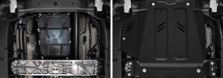 Защита КПП для Mercedes G-Class (2018-2025) черная № 2333.3953.1.6