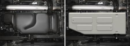 Защита топливного бака для Mercedes X-Class 4WD (2017-2020) № 2333.3956.1.6