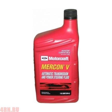 Масло трансмиссионное MOTORCRAFT MERCON-V 0.946л MERCON-V артикул XT-5-QMC