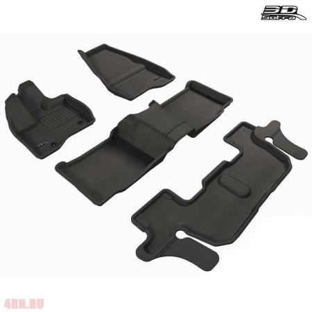 Коврики салона Sotra Liner 3D Lux для Ford Explorer (2010-2014) 3 ряда № ST 74-00541