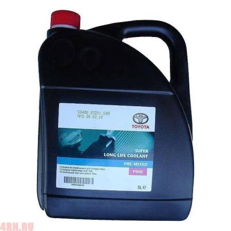 Антифриз TOYOTA long life coolant готовый -35C розовый 5 л артикул 08889-80072