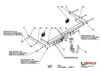 Фаркоп Imiola быстросъемный для Skoda Superb лифтбек, универсал (2008-2015) № Z.A13