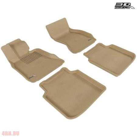 Коврики салона Sotra Liner 3D Lux бежевые для BMW 7-Серия F02 седан Long (2012-2015) № ST 74-00510