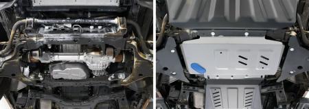 Защита двигателя для Nissan Navara (2004-2015) № 333.4165.2