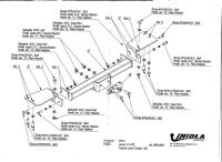 Фаркоп Imiola усиленный для Lexus LX 470 (1998-2007) № T.053