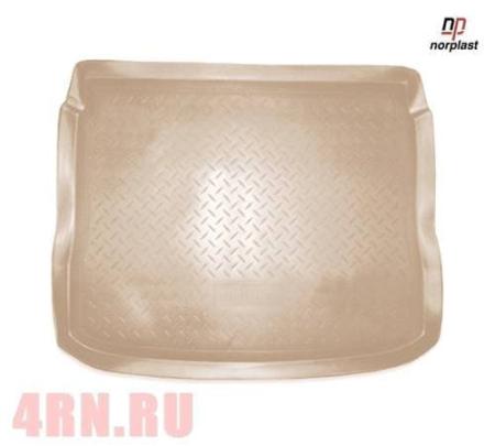 Коврик в багажник Norplast бежевый для Volkswagen Tiguan (2008-2011) № NPL-P-95-50-B