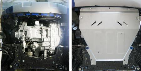 Защита двигателя и КПП для Ford EcoSport (2017-2023) № 333.1870.1