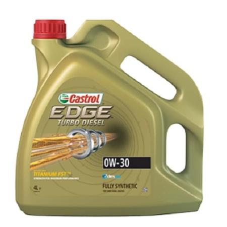 Масло моторное 0W-30 CASTROL 4л EDGE TURBO DIESEL TITANIUM FST артикул 157E5C