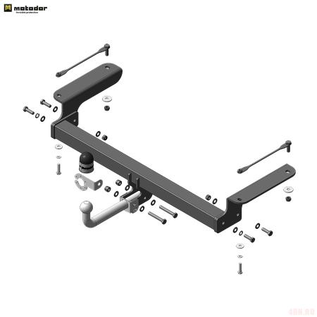 Фаркоп для Haval F7 / F7x (2019-2024) № 93110-A