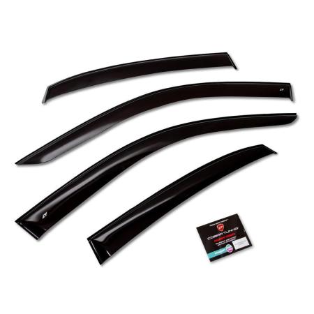 Дефлекторы боковых окон Cobra для Hyundai Solaris седан (2010-2014) № H22510