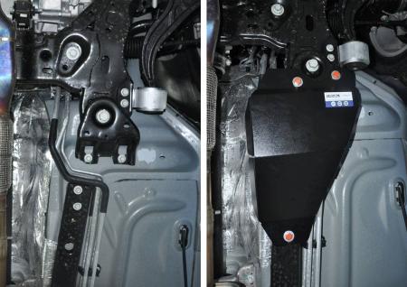 Защита трубок кондиционера для Ford Explorer (2011-2014) № 111.1835.1