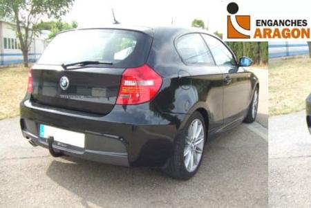 Фаркоп Aragon быстросъемный для BMW 1-Серия (E81/82/87/88) купе, кабрио, хэтчбек 3дв., 5дв. (2004-2011) № E0804AM