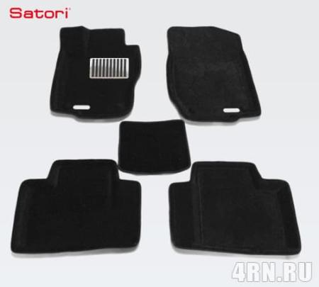 Коврики салона Satori Liner 3D Basic текстильные для Mercedes GL-Class (X164) (2008-2012) № SI 05-00178