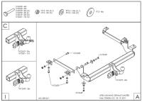 Фаркоп Galia для Renault Master фургон (2010-2021) № O060A