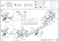 Фаркоп Galia для Nissan Qashqai+2 (2007-2014) № N054A