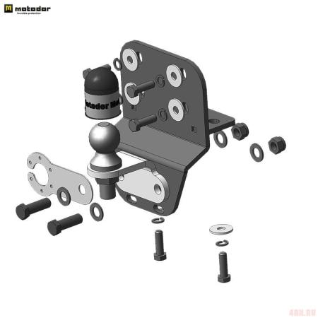 Фаркоп для Toyota Land Cruiser Prado 150 (2009-2017) № 92513-FE