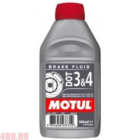 Жидкость тормозная Motul Brake Fluid DOT3&4 0,5 л