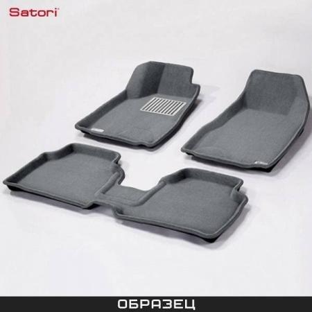 Коврики салона Satori Liner 3D Basic текстильные серые для Toyota Land Cruiser 100 (1997-2007) № SI 05-00150