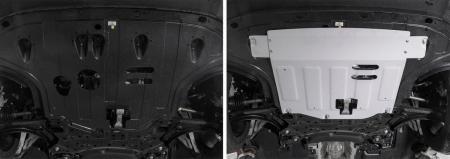 Защита двигателя и КПП для Kia Seltos CVT 4WD (2020-2025) № 333.2846.1