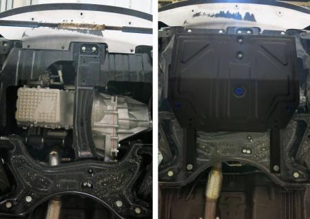 Защита двигателя и КПП для Chery Tiggo 3 МКПП (2017-2020) № 111.0916.1