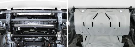 Защита радиатора для Mitsubishi L200 (2015-2023) № 333.4046.2