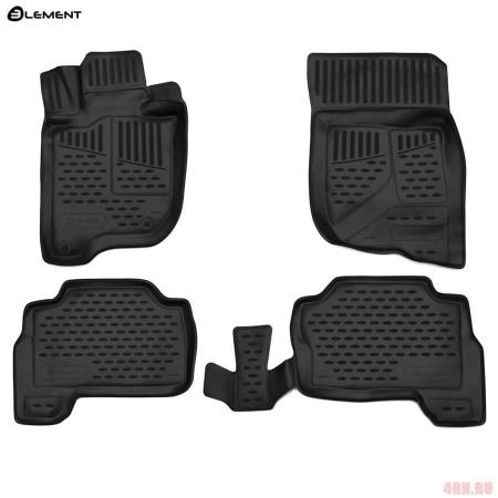 Коврики в салон 3D Element для Mitsubishi Pajero Sport (2016-2024) № ELEMENT3D3546210