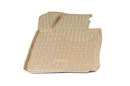 Коврики салона Norplast 3D для Hyundai Sonata (2017-2019) бежевые № NPA11-C31-620-B