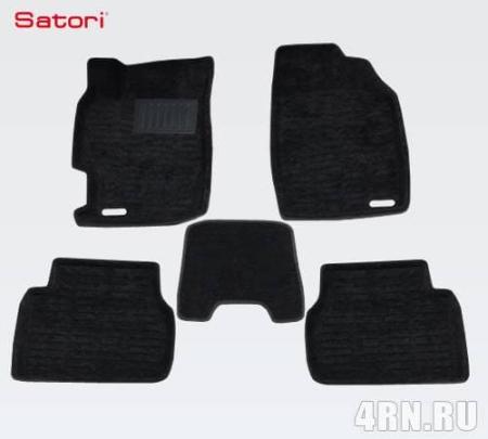 Коврики салона Satori Liner 3D Basic текстильные для Mazda 6 (2003-2007) № SI 02-00073