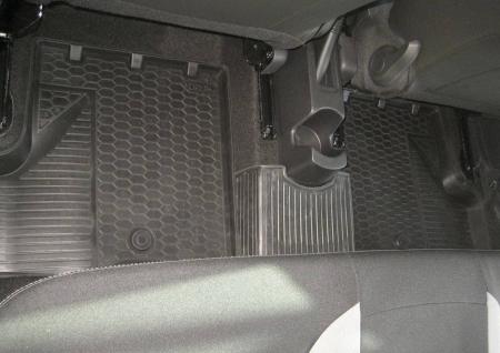 Комплект ковриков салона и багажника для Lada (ВАЗ) XRAY Cross, без полки и пластиковой накладки в проеме багажника, с вещевым ящиком в салоне (2016-2022) № K16007001-2