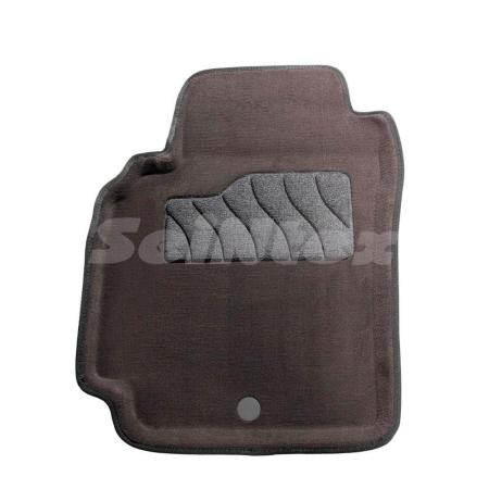 Коврики салона 3D текстильные для Nissan Almera Classic (2006-2013) бежевые № 84740