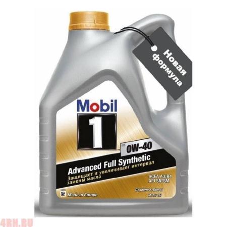 Масло MOBIL 1 FS 0W40 моторное синтетическое 20 л артикул 153689