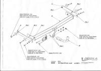 Фаркоп Imiola для Volkswagen Passat B6 седан, универсал (2005-2010) № W.026