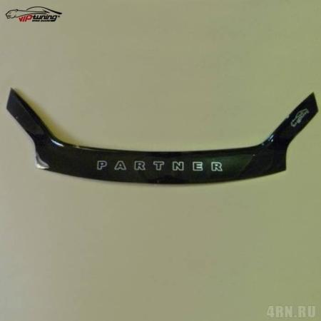 Дефлектор капота VIP-Tuning для Peugeot Partner (2002-2008) № PG06VT