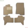Коврики салона Klever текстильные Premium для Mitsubishi Pajero 4 (2006-2021) бежевые № KLEVER04351622112kh