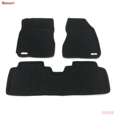 Коврики салона Satori Liner 3D Basic текстильные для Hyundai Tucson (2005-2010) с TXT подпятником № SI 08-00008