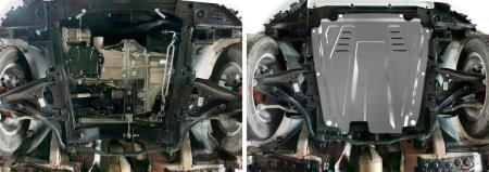 Защита двигателя и КПП для Renault Logan (2014-2020) № 333.6027.1