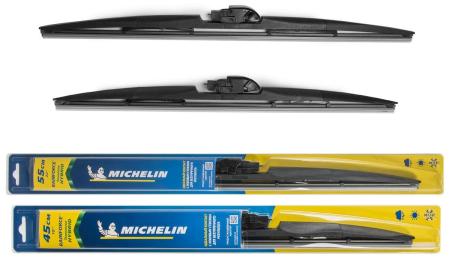 Щетки стеклоочистителя Michelin гибридные для Fiat Fullback (2016-2020) № K13322-18