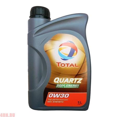 Масло Total QUARTZ ENERGY 9000 0W30 моторное синтетическое 1 л артикул 166249