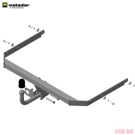 Фаркоп Motodor для Ford Focus 2 седан (2005-2010) № 90701-A