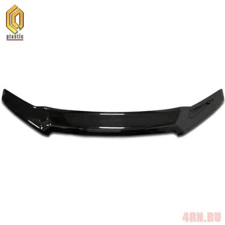 Дефлектор капота CA Plastic Classic черный для Toyota Highlander (2014-2019) № 2010010109325